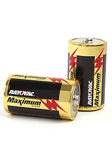 picture of the Rayovac Alkaline Batteries C 2 Pack copyright © Discreet Online Shopping. Used by permission.