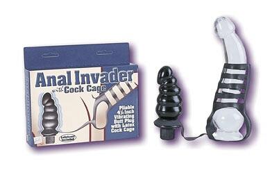 402px x 252px - Anal Invader with Cock Cage