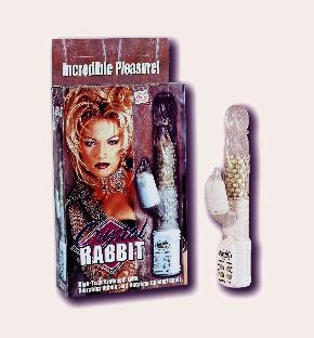 picture of Crystal Rabbit clitoral stimulator copyright © Giggles World. Used by permission.