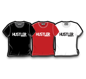 picture of Hustler Fitted T-shirt copyright © Pleasure Productions. Used by permission.