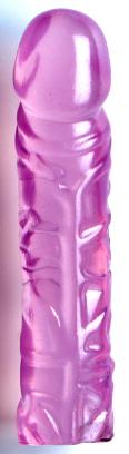 picture of Classic Eight Inch Pink Jelly Dildo copyright © Giggles World. Used by permission.