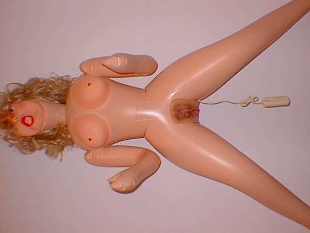 Girls having sex male blow up doll