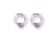 picture of Silver Crystal Bead Nipple Rings copyright © Convergence Inc. Used by permission.