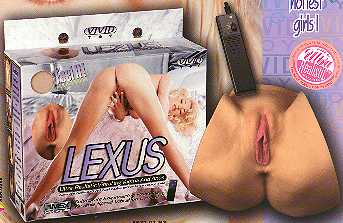 picture of Lexus Ultra Realistic Vibrating Vagina and Anus copyright © Convergence Inc. Used by permission.