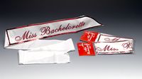 picture of Miss Bachelorette Sash copyright © Convergence. Used by permission.
