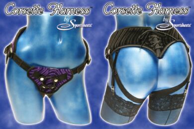 picture of Corsette Harness Purple Swirl copyright © Convergence. Used by permission.
